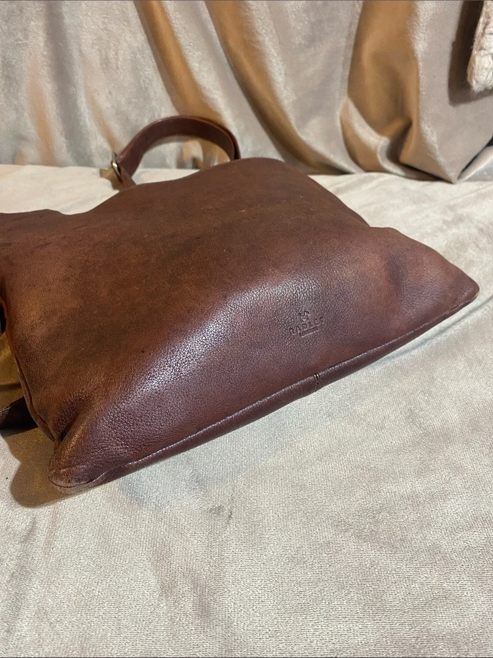 Radley London Brown Leather Crossbody Bag